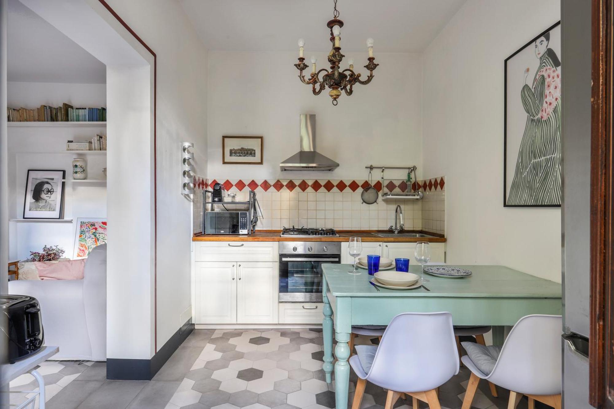 One-Bedroom Apartment With Patio Firenze Bagian luar foto