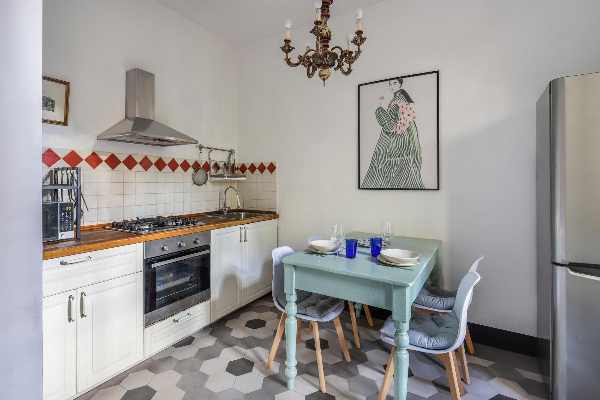 One-Bedroom Apartment With Patio Firenze Bagian luar foto
